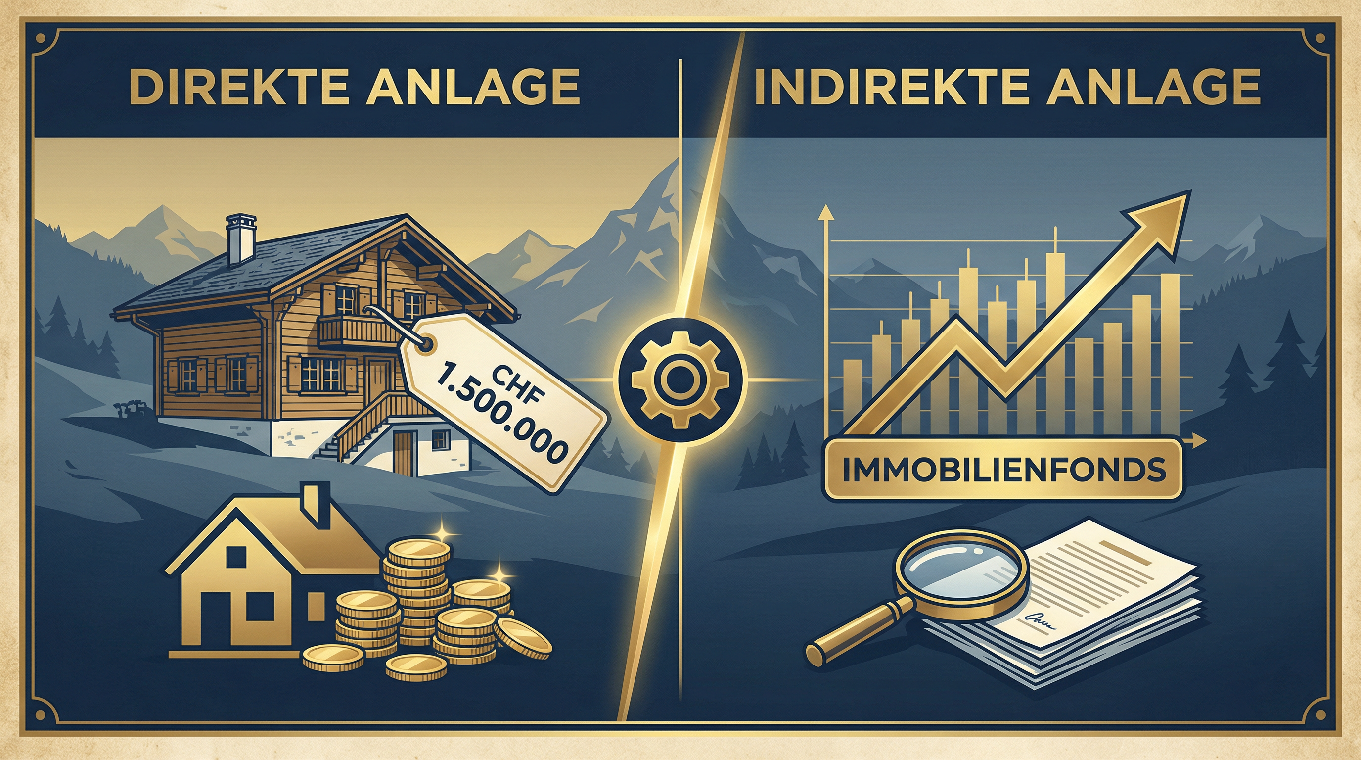 Direkte vs. indirekte Immobilienanlage